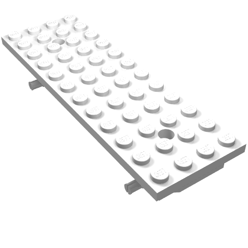 Lego Vehicle Base 4 x 12 x 1 2/3 / White
