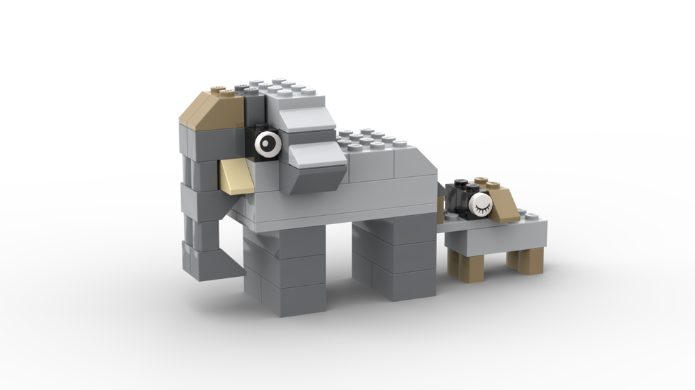 Lego 11021 Elephants