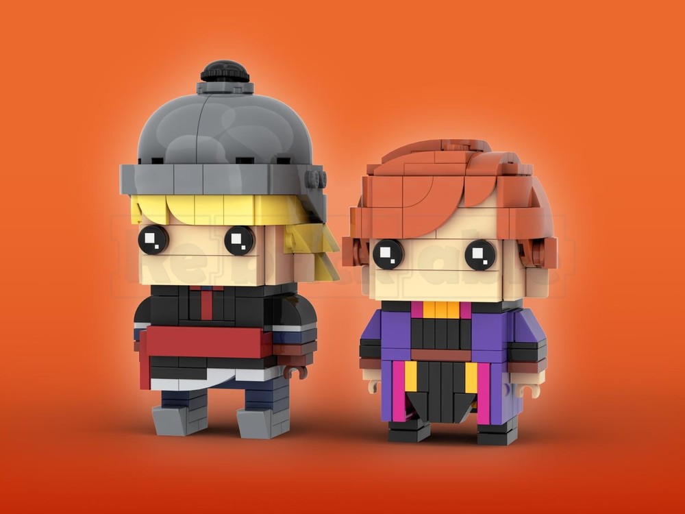 Lego Anna & Kristoff Brickheadz LEGO MOC - Frozen 2