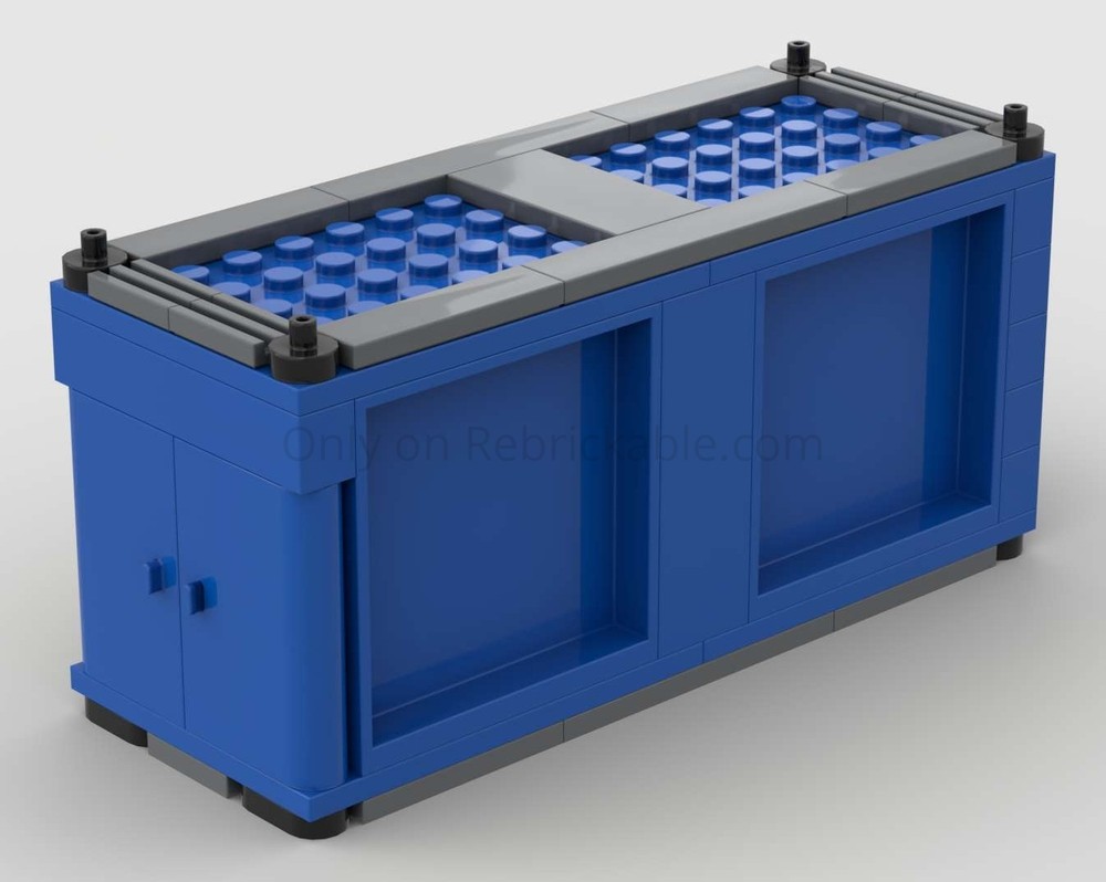 Lego Blue Fridge Container