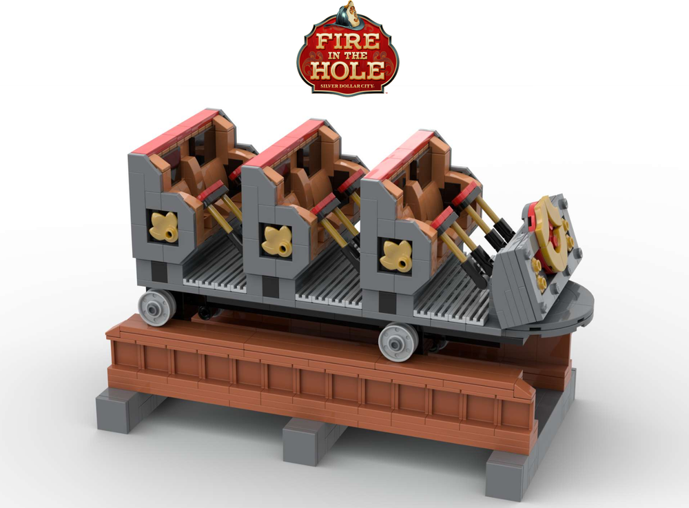 Lego ROLLERCOASTER - FIRE IN THE HOLE - Silver Dollar City