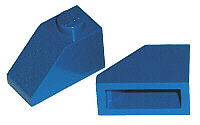 Lego Slope 45 2 x 1 without Bottom Tube / Blue