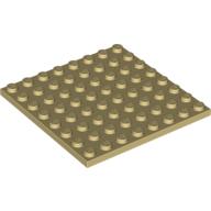 Lego Plate 8 x 8 / Tan