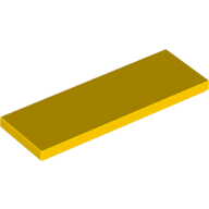 Lego Tile 2 x 6 / Yellow