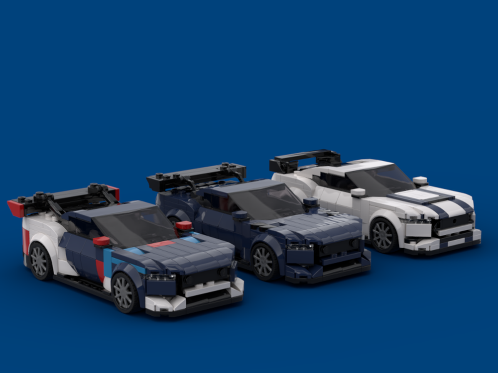 Lego Ford Mustang Modification COMBO Pack (3in1)
