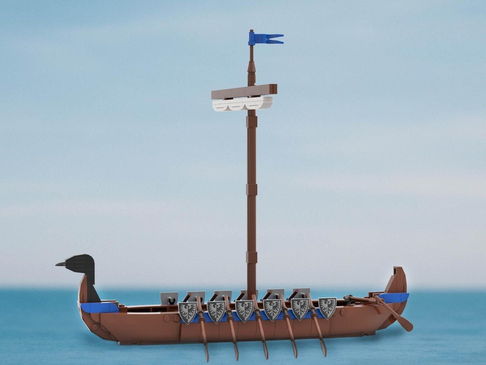 Lego Black Falcon Longship