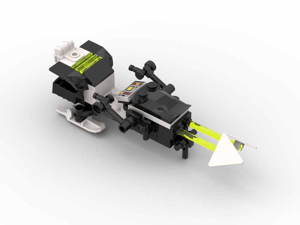 Lego Blacktron II Star Wars snow speederbike