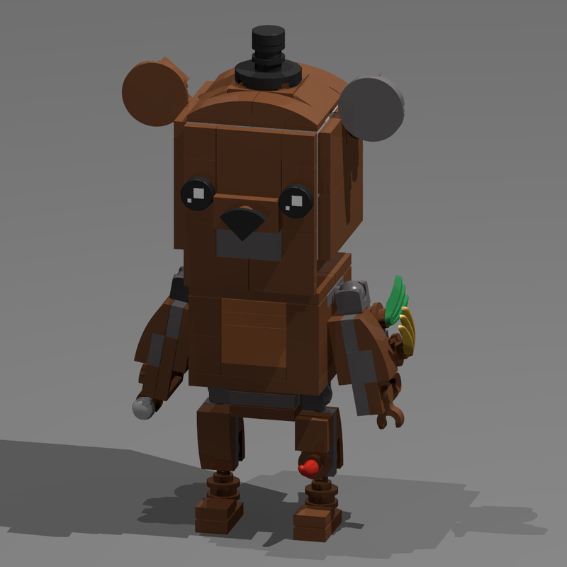 Lego Bricheadz: Fnaf 2: Withered: W.Freddy (2.0)