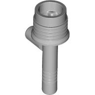 Lego Weapon Gun / Torch (Space) [with Grooves] / Light Bluish Gray