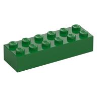 Lego Brick 2 x 6 / Green