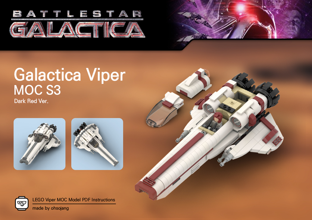 LEGO Galactica Viper MOC S3