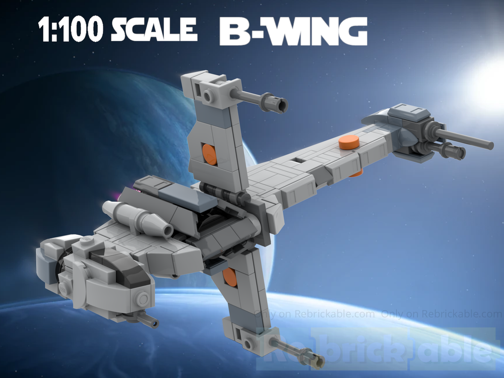 Lego 1:100 B-Wing Starfighter (Squadron Scale)