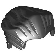 Lego Hair Swept Back with Widow's Peak [Plain] / Black