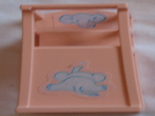 Lego Scala Chair - Baby Highchair with Elephant Pattern (Stickers) - Set 3290