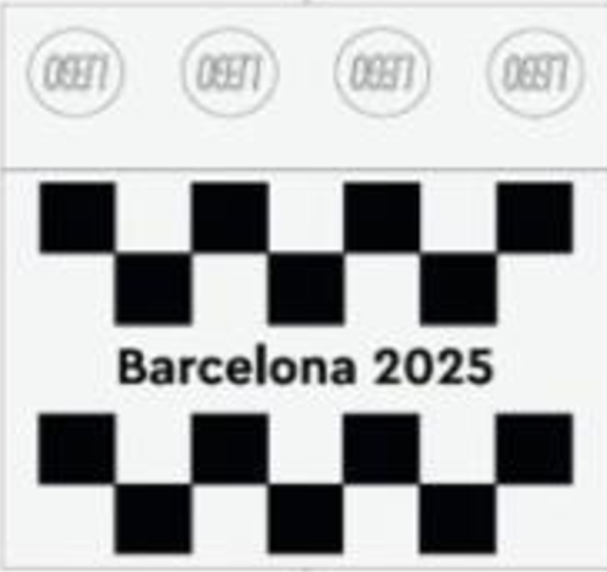 Lego 2025 Formula 1 Spanish Grand Prix Tile