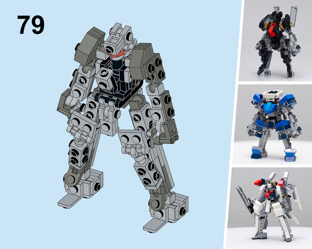 Lego Mid-scale Mech Frame