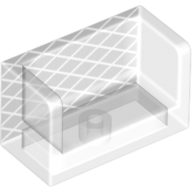Lego Panel 1 x 2 x 1 with Rounded Corners and 2 Sides with Net Print
