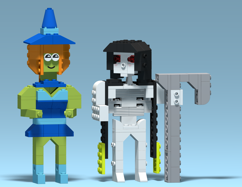 Lego 11037 Grim Reaper and Witch