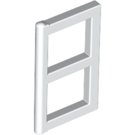 Lego Window 1 x 2 x 3 Pane / White
