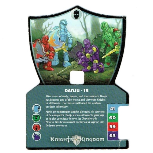 Lego Trading Card, Knights Kingdom II, Danju - 15 / [No Color/Any Color]