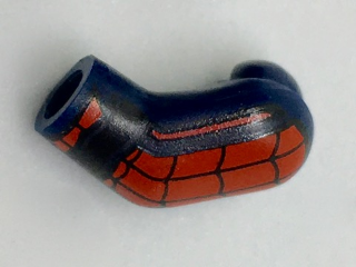 Lego Arm, Left with Black and Red Webbing Pattern