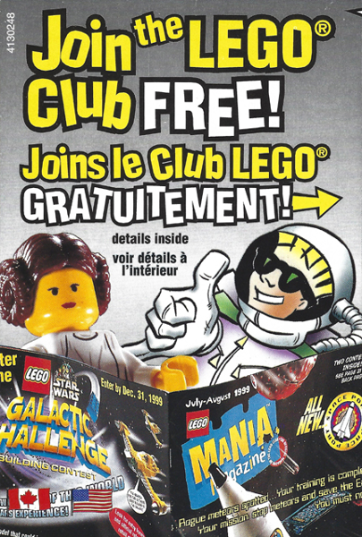 Lego 2000 Insert - LEGO Club - US/Canadian (4130248)