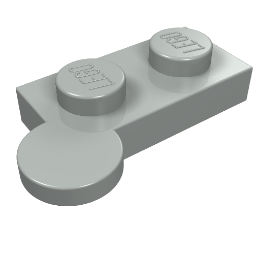 Lego Hinge Plate 1 x 4 Swivel Top [Solid Pin] / Bright Light Yellow