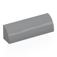 Lego Brick Curved 1 x 4 x 1 / Light Bluish Gray