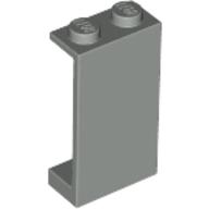 Lego Panel 1 x 2 x 3 - Solid Studs / Light Gray