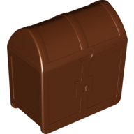 Lego Duplo Treasure Chest 2 x 4 x 3 / Reddish Brown