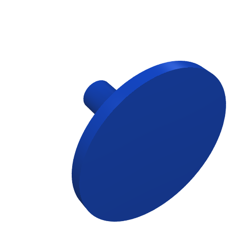 Lego Shield Round Flat [Plain]