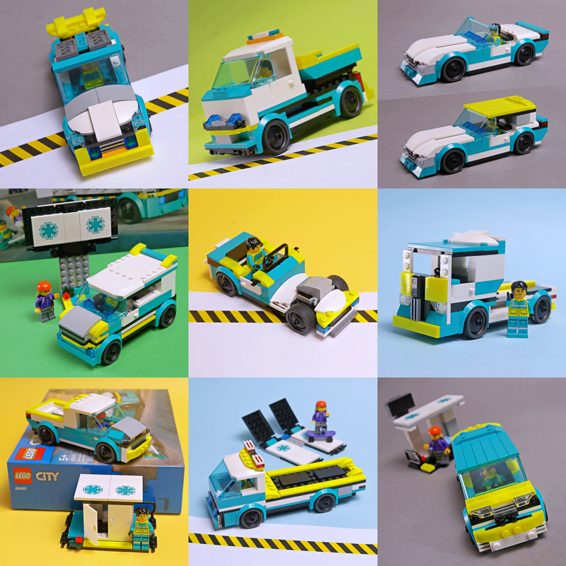 Lego 60451 Alternate moc models