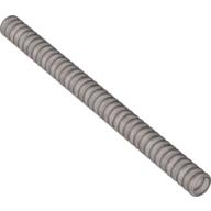 Lego Hose, Ribbed 7mm D. 13L / 10.4cm / Pearl Light Gray