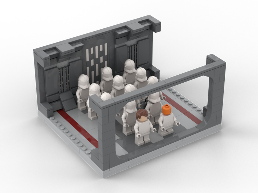 Lego Venator Hangar Minifigures Display