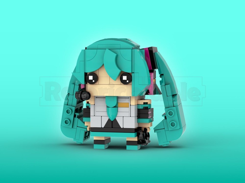 Lego Hatsune Miku Brickheadz LEGO MOC - Crypton Future Media