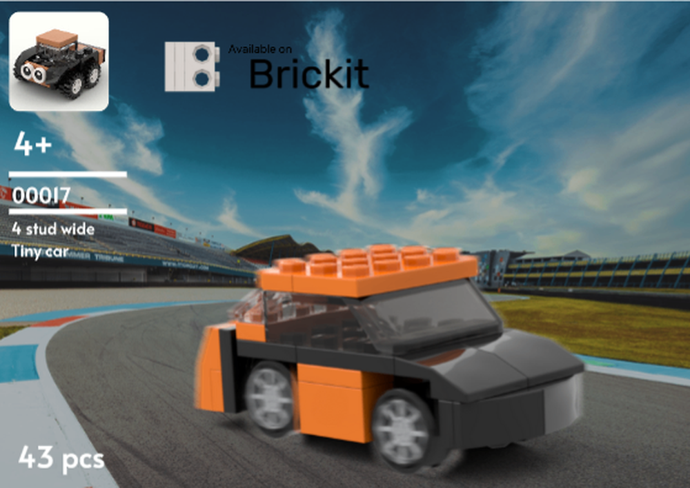 Lego Tiny car (4 stud wide)