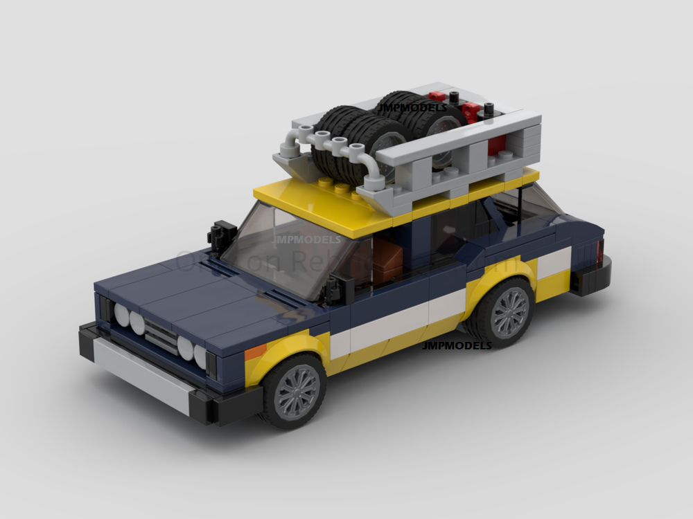 Lego Fiat 131 Panorama Rally Support (Group 4)
