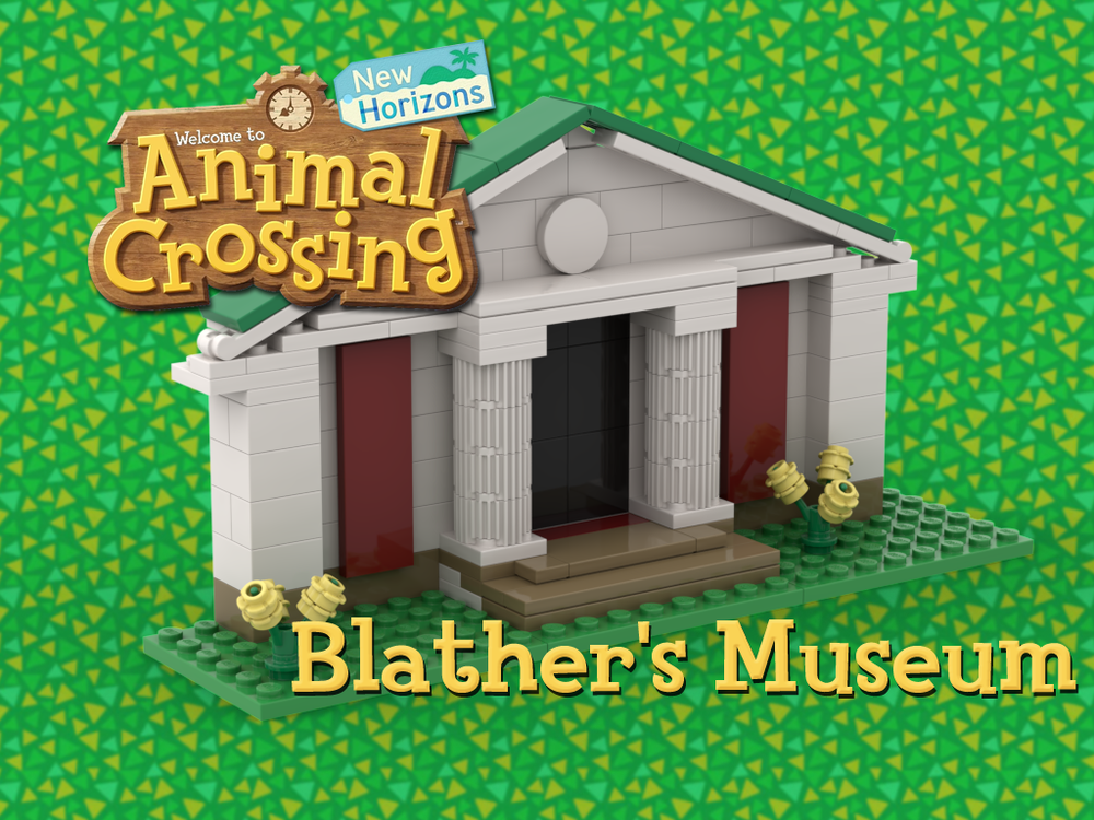 Lego Animal Crossing Blather's Museum Facade