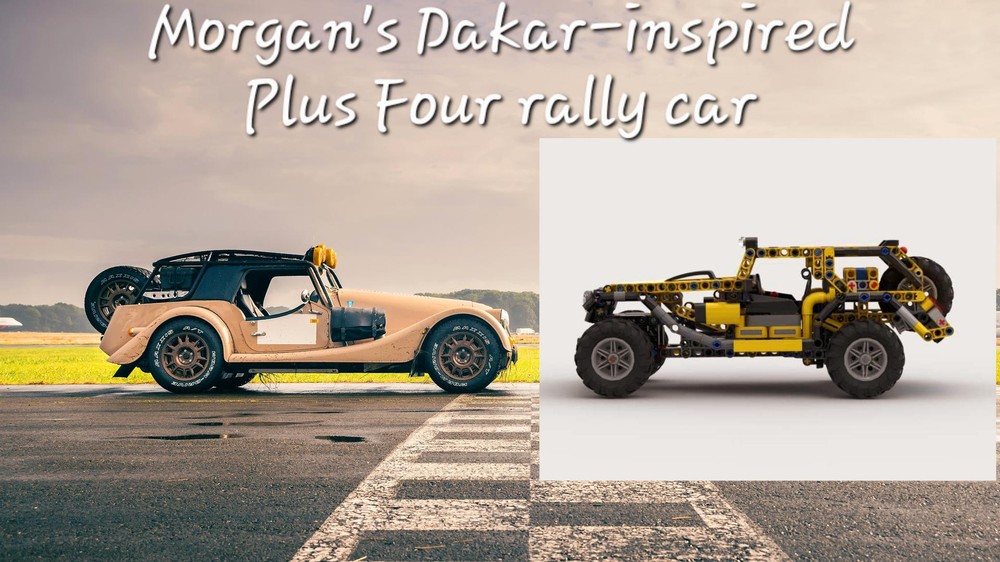 Lego Morgan's Dakar-inspired Plus Four CX-T