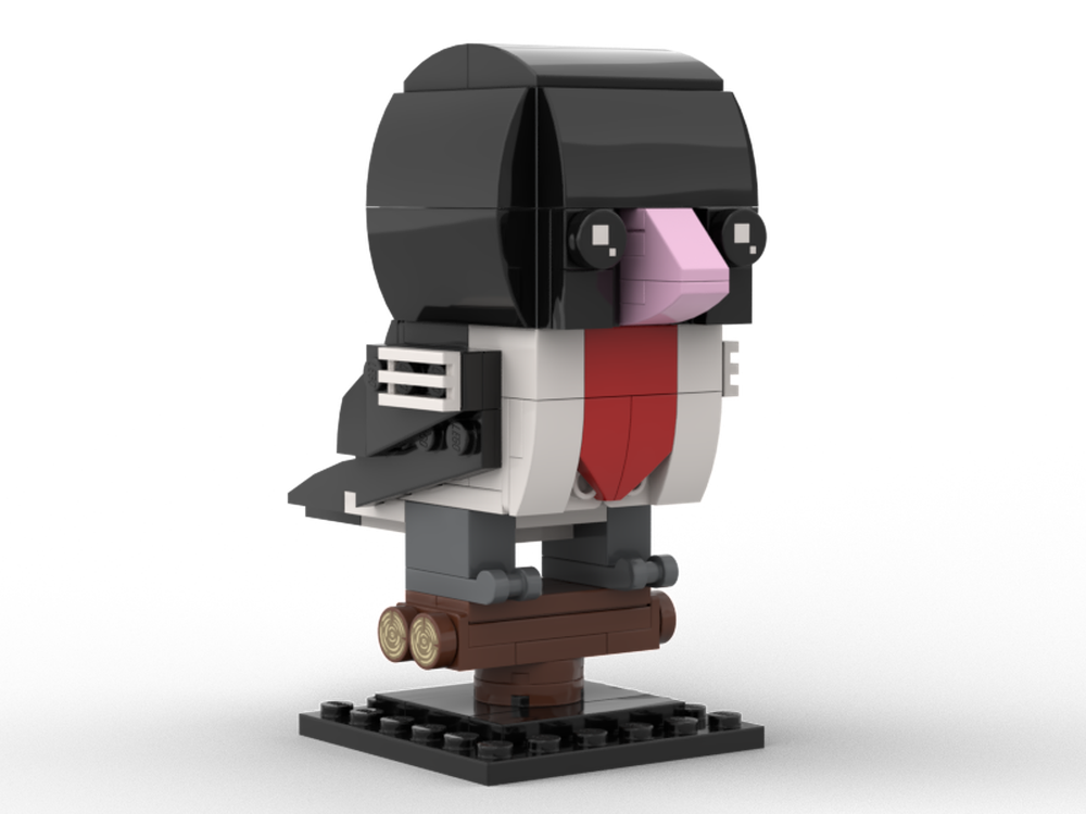 Lego Rose Breasted Grosbeak (Male): Birdheadz