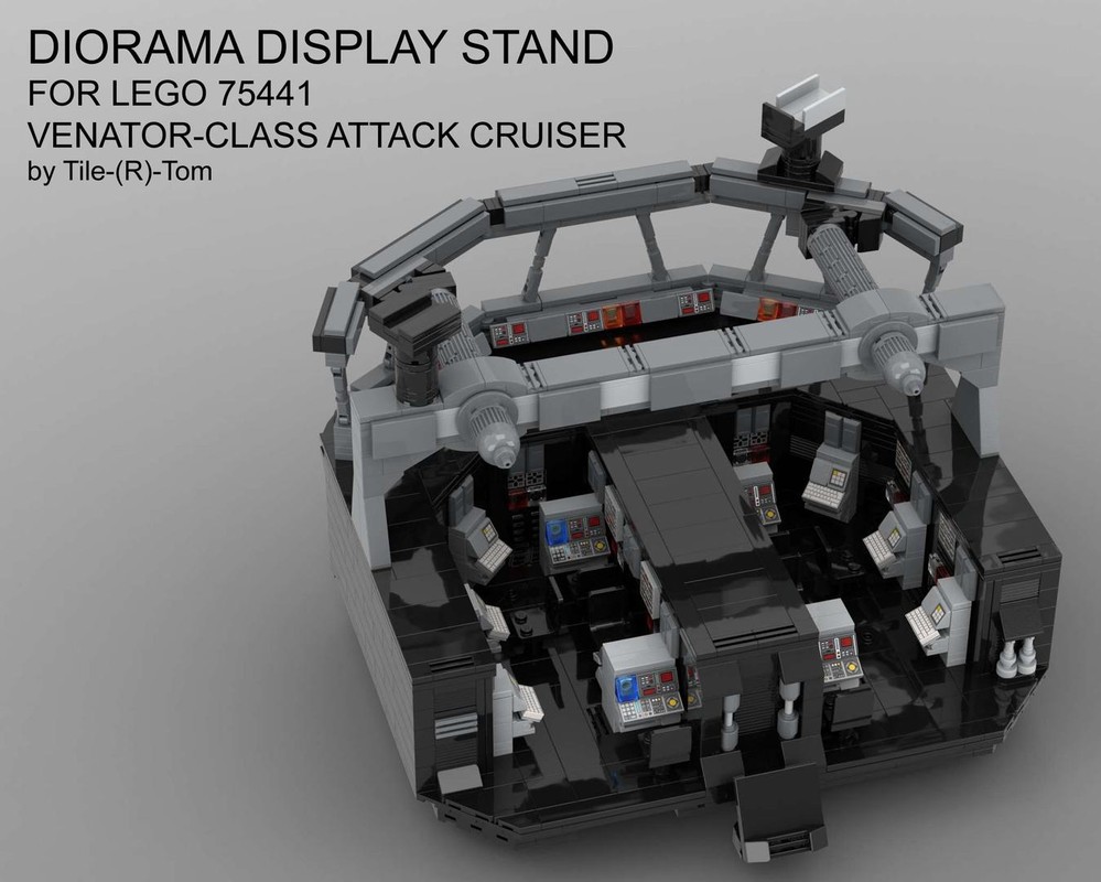 Lego Diorama Display Stand / Bridge Diorama for 75441 Venator