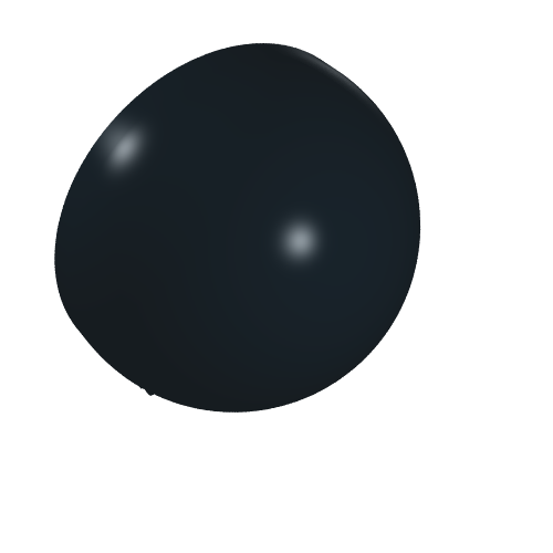 Lego Windscreen 6 x 6 x 3 Canopy Half Sphere with Hinge [Plain] / Black