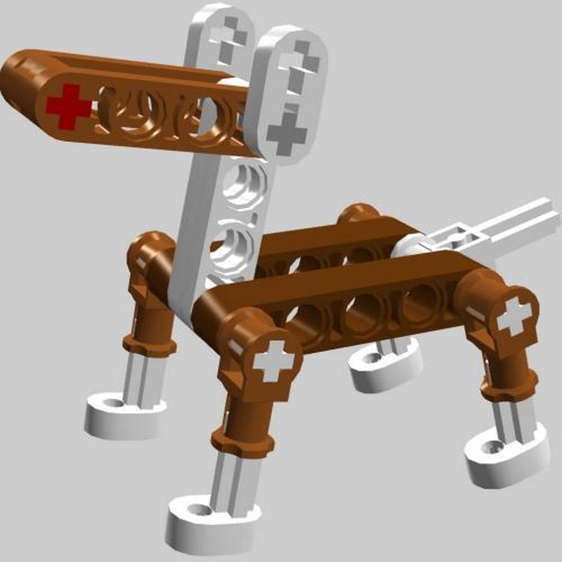 Lego Simple dog 01