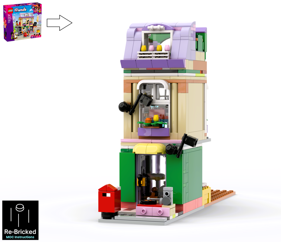 Lego Music Store Modular Alternate build of 42653