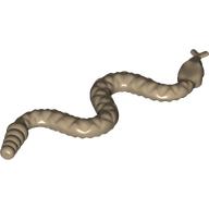 Lego Animal, Snake, Small / Dark Tan