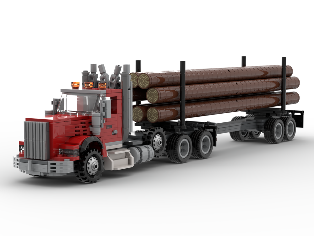 Lego Log Truck