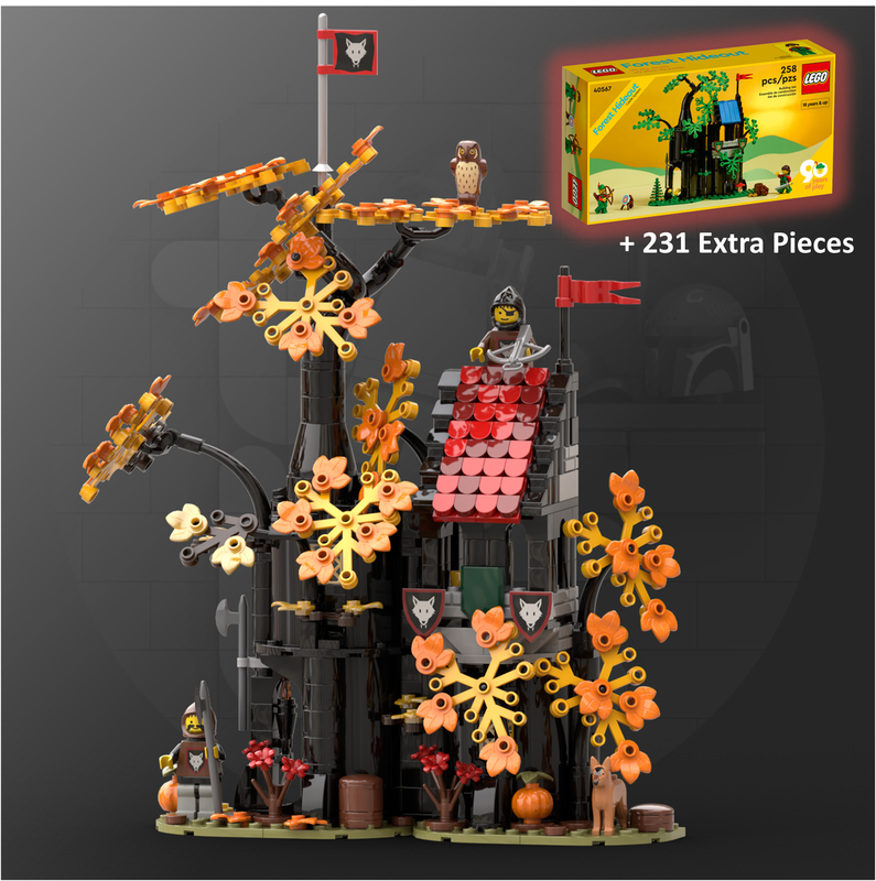 Lego 40567 - Forest Hideout - Wolfpack Mod