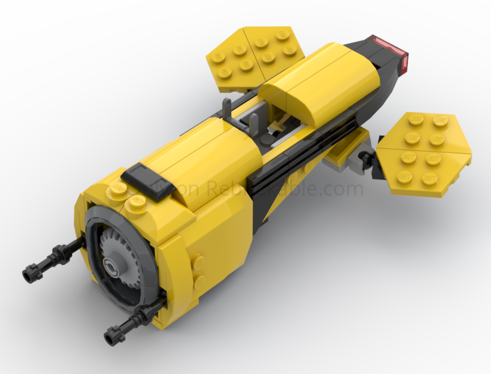 Lego Yellow Speederbike