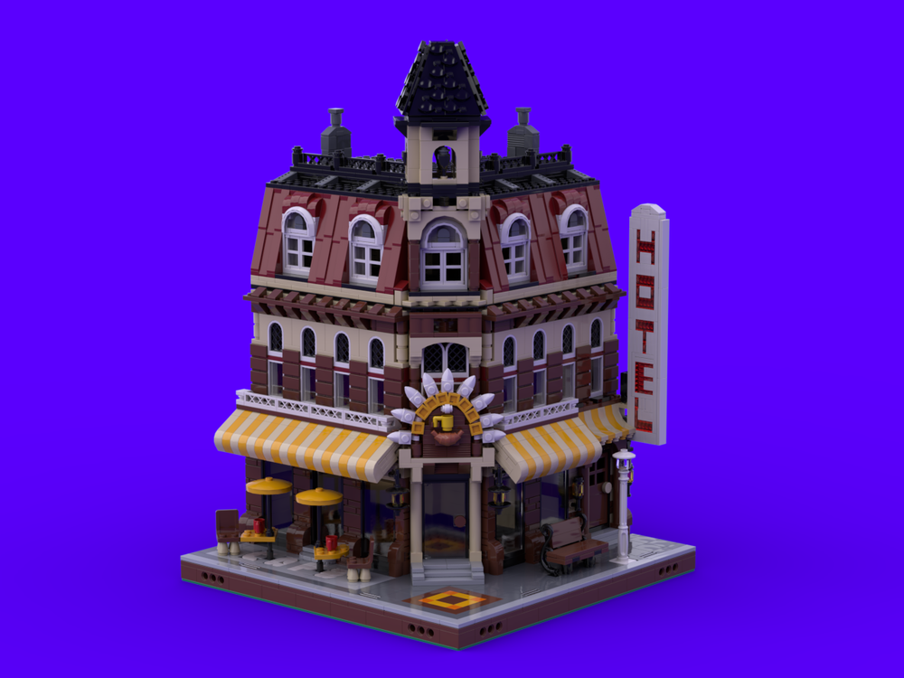 Lego 10182 Cafe Corner Modified V2