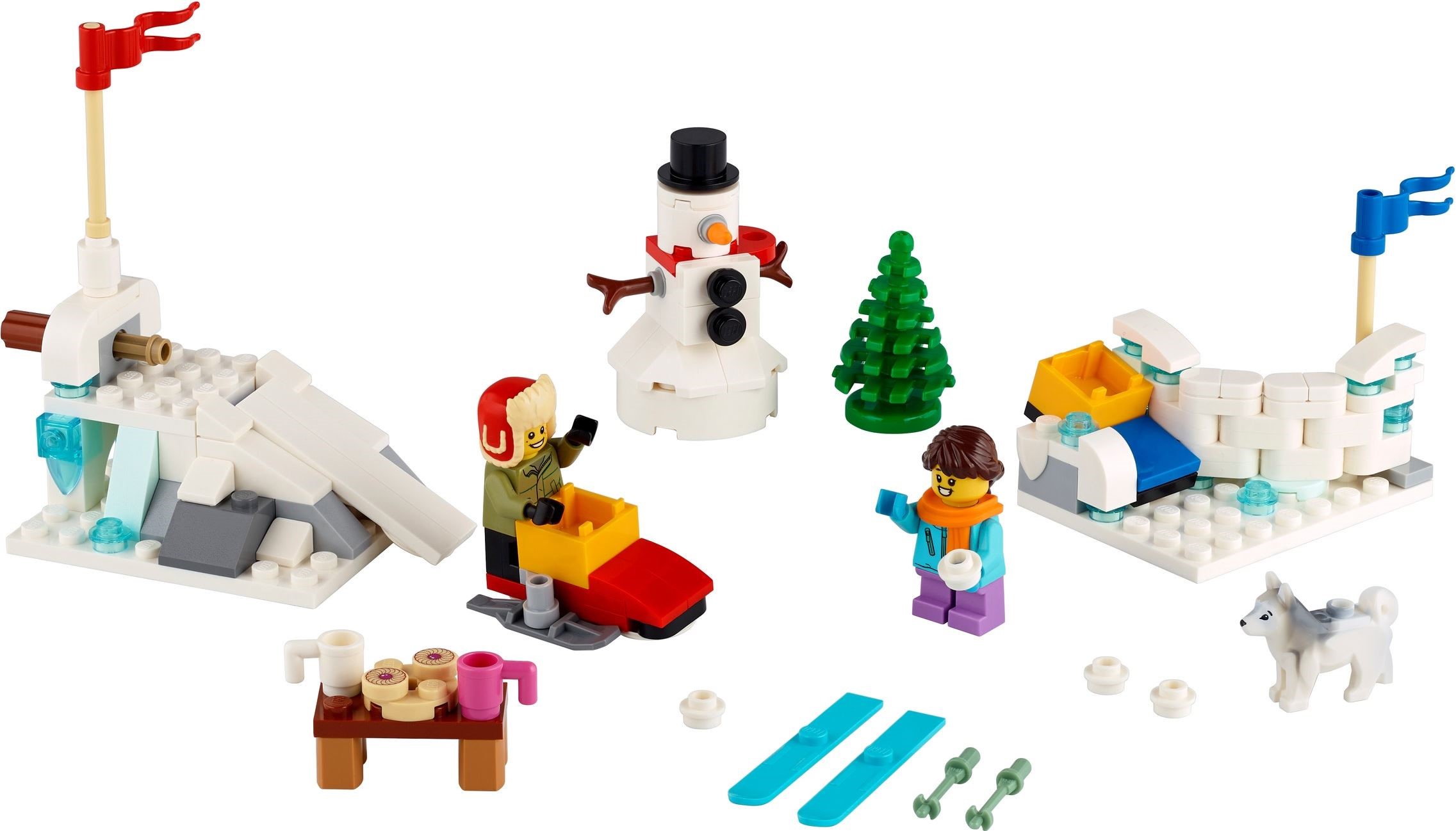 Lego Winter Snowball Fight
